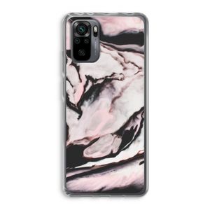 Roze stroom: Xiaomi Redmi Note 10 Pro Transparant Hoesje