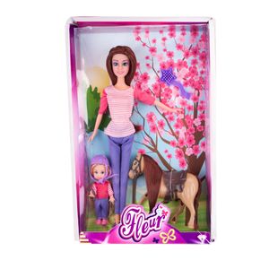 Fleur Pop met Pony + Kind + Accessoires