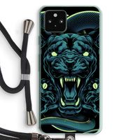 Cougar and Vipers: Pixel 5a 5G Transparant Hoesje met koord