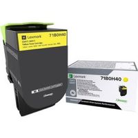 Lexmark 71B0H40 Lasertoner Geel toners & lasercartridge