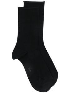 Falke chaussettes en maille fine - Noir