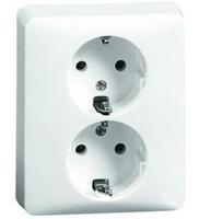 Peha Inbouw stopcontact RA PEHA dubbel LW - 4602217