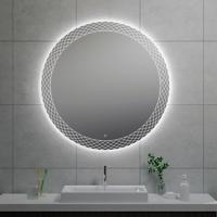 Wiesbaden Deco LED Badkamerspiegel - Dimbaar en Rond 100cm