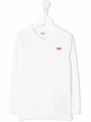 Levi's Kids t-shirt à logo imprimé - Blanc