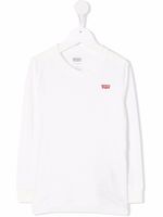 Levi's Kids t-shirt à logo imprimé - Blanc