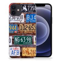 iPhone 12 | 12 Pro (6.1") | Siliconen hoesje | met foto Kentekenplaten