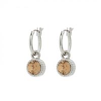 Biba Hang Oorbellen Zilver met Swarovski Steentje Lt.sm. Topaz Biba Hang Oorbellen Zilver met Swarovski Steentje Lt.sm. Topaz