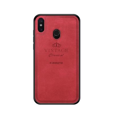 PINWUYO schokbestendige waterdichte volledige dekking PC + TPU + huid beschermhoes voor Xiaomi Mi 8 (rood)