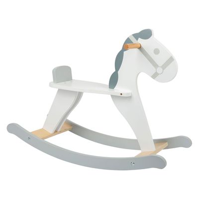 Small Foot houten schommelpaard skandi wit