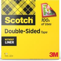 Scotch dubbelzijdige plakband ft 19 mm x 33 m