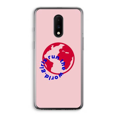 Run The World: OnePlus 7 Transparant Hoesje