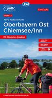 Fietskaart 27 ADFC Radtourenkarte Chiemsee Inn Oberbayern OST | BVA Bi