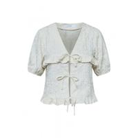 Sisters Point - Beige | Dames | Blouse | Beige | S | regular | Kamst mode