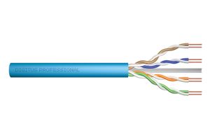 Digitus DK-1613-A-VH-5 Netwerkkabel CAT 6A U/UTP 0.25 mm² Lichtblauw 500 m