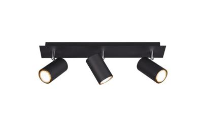 Trio SpotMarley 3-lichts mat zwart - 802400332