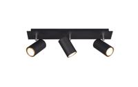 Trio SpotMarley 3-lichts mat zwart - 802400332