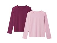 pepperts! 2 kinder shirts (roze/bordeaux, 158/164)