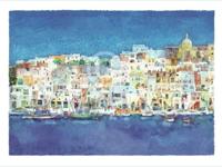 Kunstdruk Ralf Westphal - Corricella, Insel Procida 80x60cm
