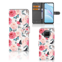 Xiaomi Mi 10T Lite Hoesje Butterfly Roses - thumbnail