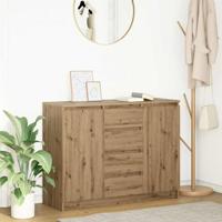 Dressoir met lades 100,5x35x76 cm spaanplaat artisanaal
