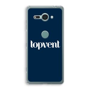 Topvent Navy: Sony Xperia XZ2 Compact Transparant Hoesje