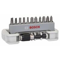 Bosch Accessories 2608522130 Bitset 12-delig Plat, Kruiskop Phillips, Kruiskop Pozidriv, Binnen-zesrond (TX)