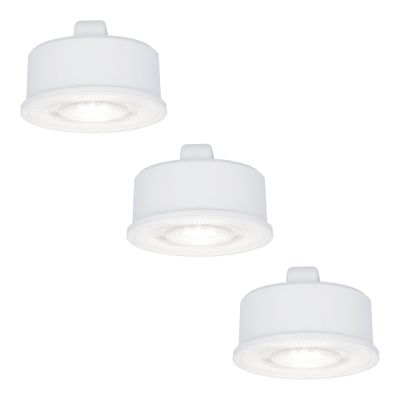 HOFTRONIC™ 3x Dimbare LED module - Vervangt GU10 - Lage inbouwdiepte - 6000K daglicht wit - 3.8 Watt - 270 Lumen - Universeel - Ultra dun