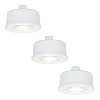 HOFTRONIC™ 3x Dimbare LED module - Vervangt GU10 - Lage inbouwdiepte - 6000K daglicht wit - 3.8 Watt - 270 Lumen - Universeel - Ultra dun - thumbnail