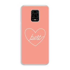 Best heart: Xiaomi Redmi Note 10 Lite Transparant Hoesje