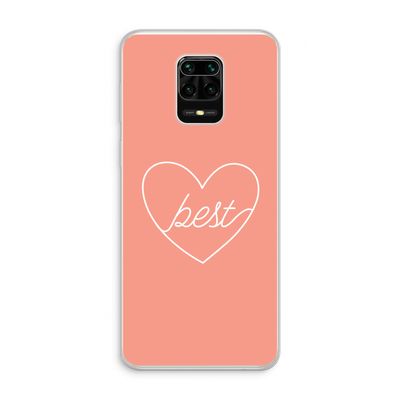 Best heart: Xiaomi Redmi Note 10 Lite Transparant Hoesje