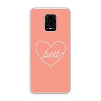 Best heart: Xiaomi Redmi Note 10 Lite Transparant Hoesje