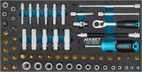 HAZET Dopsleutelset | 1/4 inch (6,3 mm) vierkant hol | Buiten-TORX®-profiel, Buiten-zeskant-tractieprofiel, Binnen-TORX®-profiel,