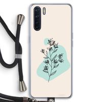 Violets are blue: Oppo A91 Transparant Hoesje met koord Violets are blue: Oppo A91 Transparant Hoesje met koord