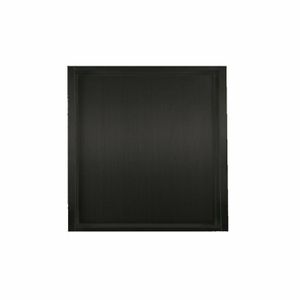 Inbouwnis Sanilux Wandmontage 30x30 cm Mat Zwart