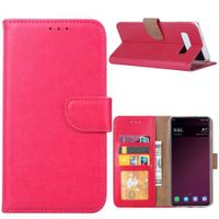 Samsung S10 Plus Hoesje Roze met Pasjeshouder - thumbnail