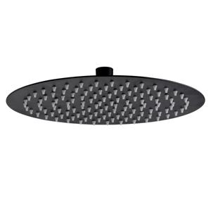 Hoofddouche Aloni | 30 cm | Rond | Mat zwart