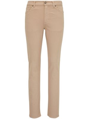 Zegna pantalon à coupe slim - Tons neutres