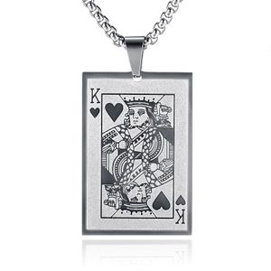 Zilverkleurige Venetiaanse Heren Schakelketting met Koning Hanger