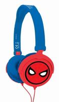 LEXIBOOK - SPIDER-MAN - Stereo-audioheadset, beperkte geluidssterkte, opvouwbaar en instelbaar