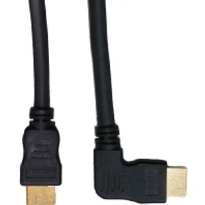 e+p HDW 1 L HDMI kabel 2 m HDMI Type A (Standaard) Zwart
