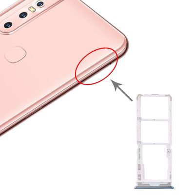 SIM-kaartlade + SIM-kaartlade + Micro SD-kaartlade voor Vivo Y7s (Groen)
