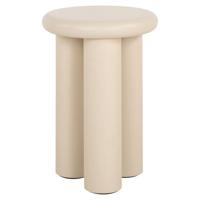 Richmond Ronde Bijzettafel 'Elbaz' 35cm, kleur Beige
