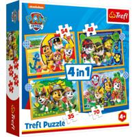 Trefl Paw Patrol 4in1 Puzzel 35-70 Stukjes - thumbnail