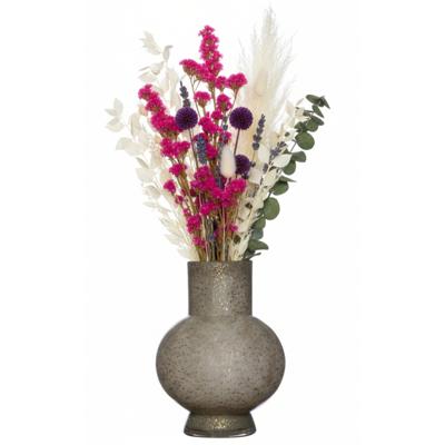 Hakbijl Glass Bloemenvaas Deborah - Goud - glas - D17 x H22 cm?