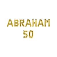 Paperdreams Folie ballon slinger - abraham 50