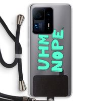 UHM, NOPE.: Xiaomi Mi Mix 4 Transparant Hoesje met koord