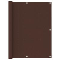 Balkonscherm 120x300 cm oxford stof bruin