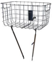 Fietsmand Basil Robin 27 liter 47 x 31 x 25 cm - zilver