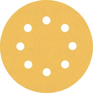 Bosch Accessoires Expert C470 schuurpapier voor excenterschuurmachines 115 mm, 8 gaten, K120 5-delig - 2608900797