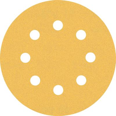 Bosch Accessoires Expert C470 schuurpapier voor excenterschuurmachines 115 mm, 8 gaten, K120 5-delig - 2608900797